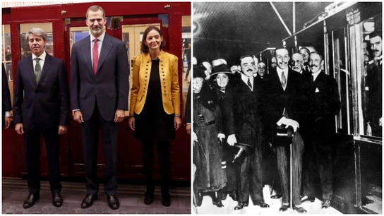 A la izquierda, Felipe VI en 2018; a la derecha, Alfonso XIII en 1919 A la izquierda, Felipe VI en 2018; a la derecha, Alfonso XIII en 1919