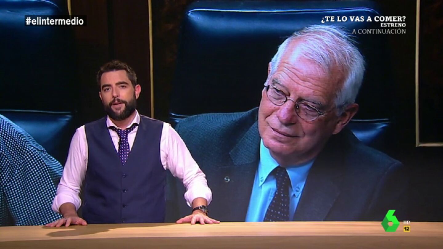 Dani Mateo analiza las intervenciones de Borrell: "Nadie le avis&oacute; de que para ese trabajo hay que hablar r&aacute;pido. Es ministro, no presentador"