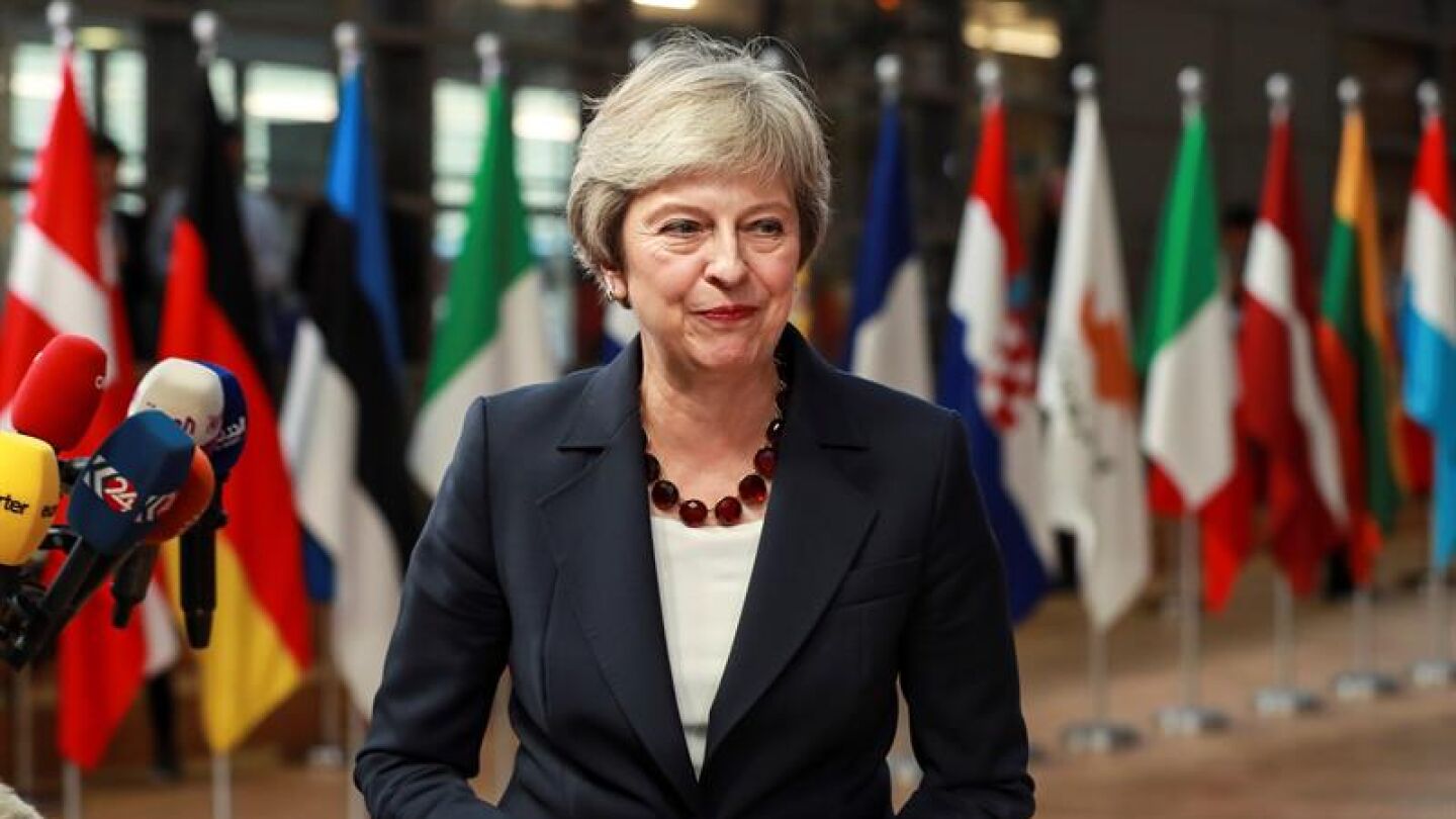 La primera ministra brit&aacute;nica, Theresa May