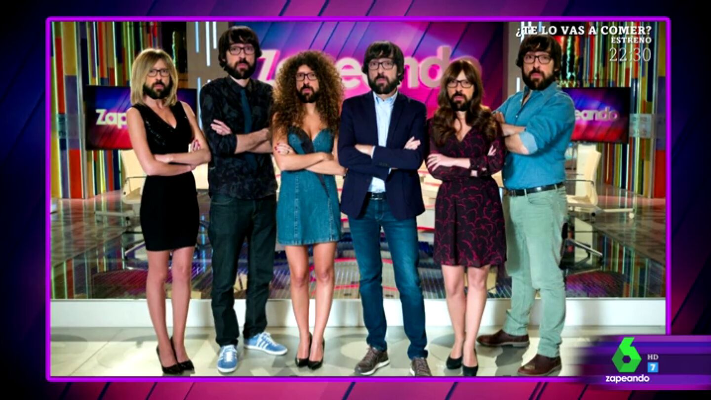 As&iacute; ser&iacute;a Zapeando si todos los colaboradores tuvieran la cara de Quique Peinado
