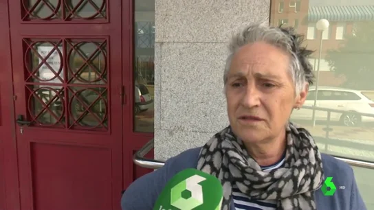 Una familiar de los internos en la residencia Una familiar de los internos en la residencia