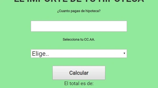 Calculadora de los impuestos de la hipoteca Calculadora de los impuestos de la hipoteca