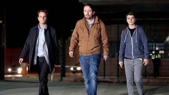 Pablo Iglesias a su salida de la prisión de Lledoners Pablo Iglesias a su salida de la prisión de Lledoners