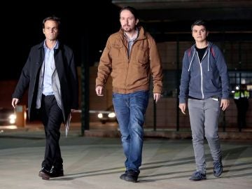 Pablo Iglesias a su salida de la prisión de Lledoners Pablo Iglesias a su salida de la prisión de Lledoners