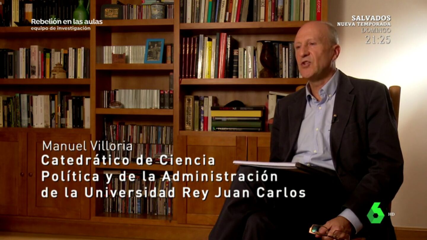 Manuel, catedr&aacute;tico del Instituto de Derecho P&uacute;blico: "Nunca particip&eacute;. &Aacute;lvarez Conde me incluy&oacute; en el listado por prestigio"