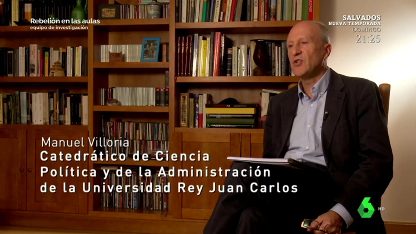 Manuel, catedrático del Instituto de Derecho Público: "Nunca participé. Álvarez Conde me incluyó en el listado por prestigio" Manuel, catedrático del Instituto de Derecho Público: "Nunca participé. Álvarez Conde me incluyó en el listado por prestigio"