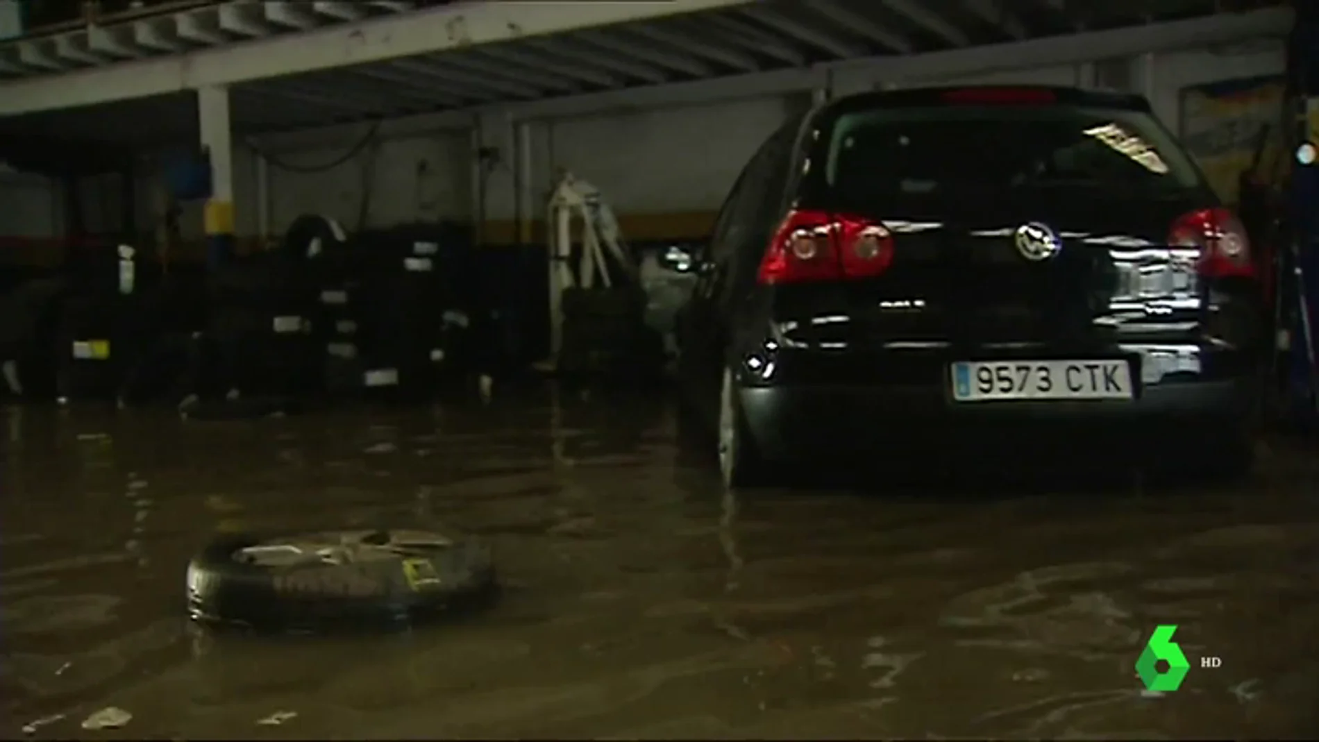 Inundaciones en un taller de Castellón