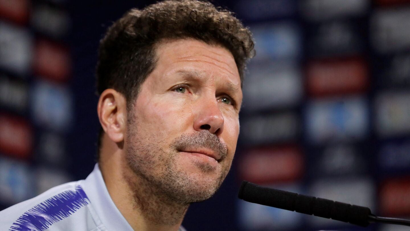 Simeone, en rueda de prensa