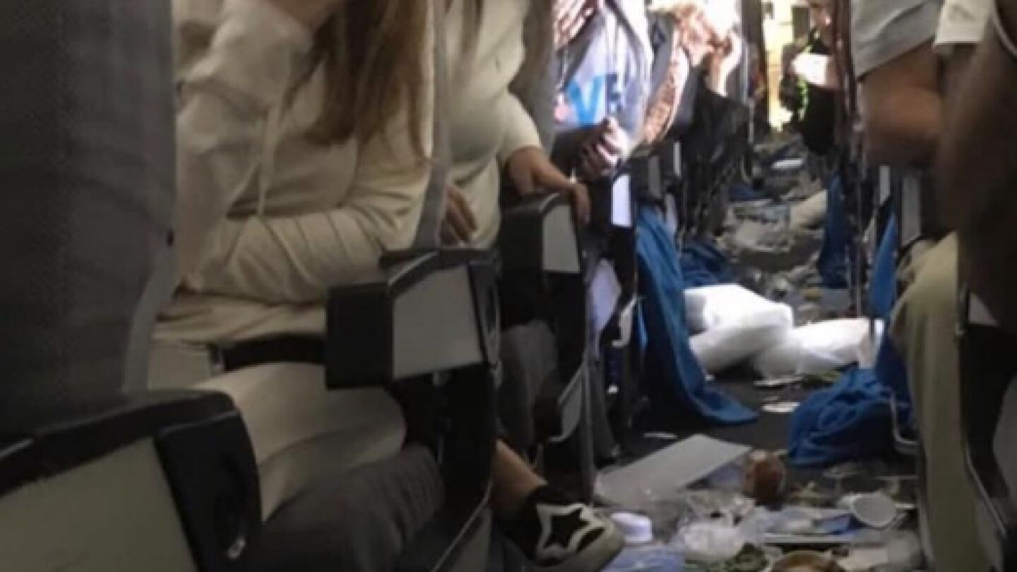 Turbulencias en un avi&oacute;n de Argentina