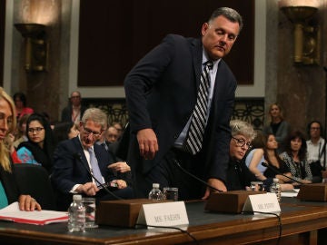 Steve Penny, en un momento de su declaración ante la comisión del Senado de EEUU Steve Penny, en un momento de su declaración ante la comisión del Senado de EEUU