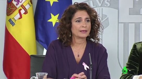 Imagen de la ministra de Hacienda