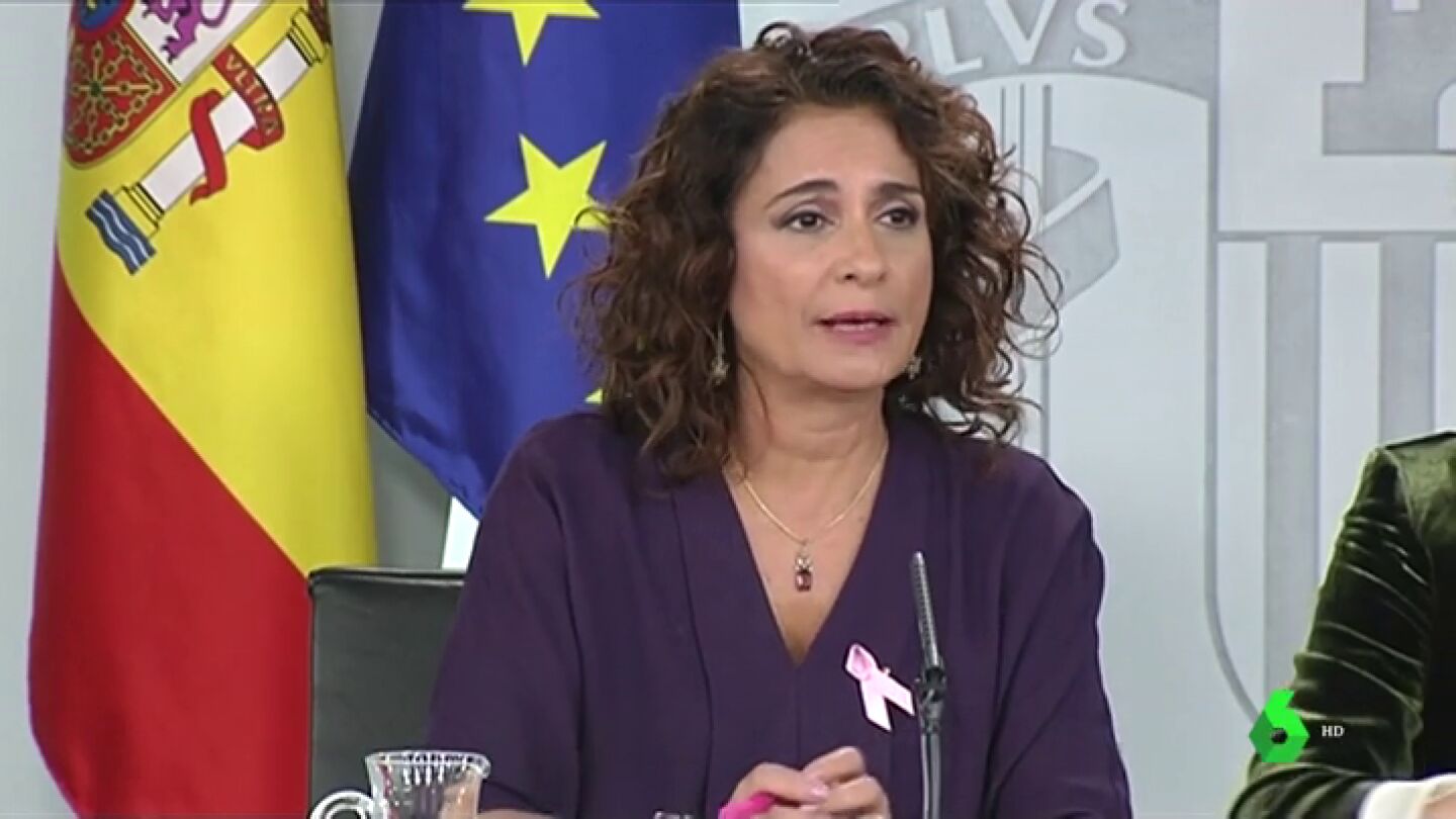 Imagen de la ministra de Hacienda