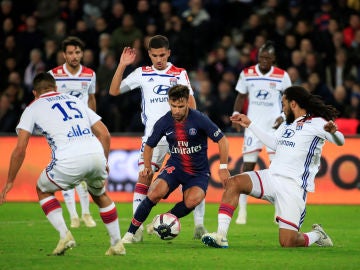 Bernat, durante un partido con el PSG Bernat, durante un partido con el PSG