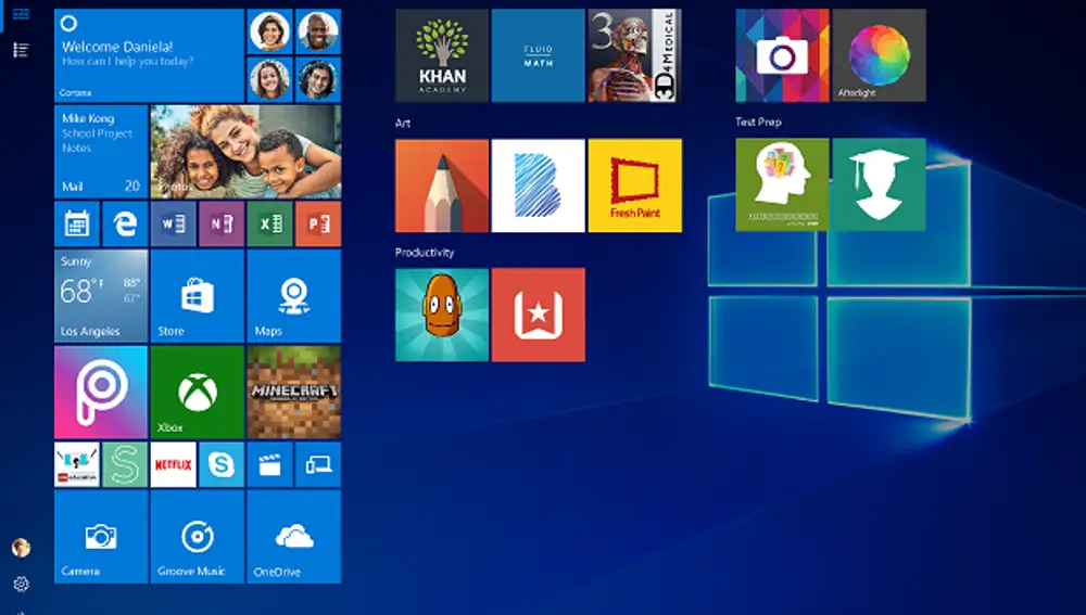 Aplicaciones de Windows 10