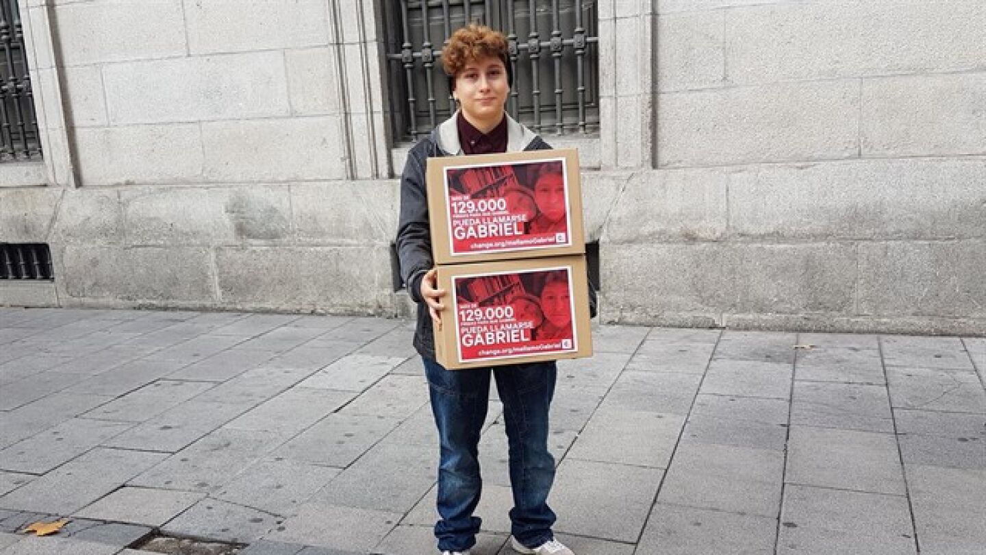 Gabriel, el menor trans