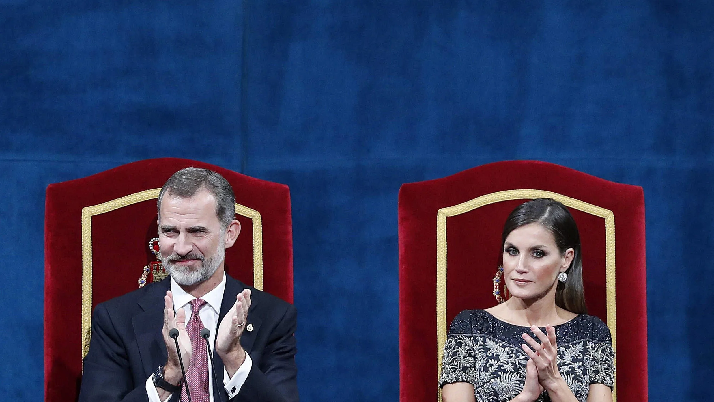 Los reyes presidiendo los Premios Princesa de Asturias