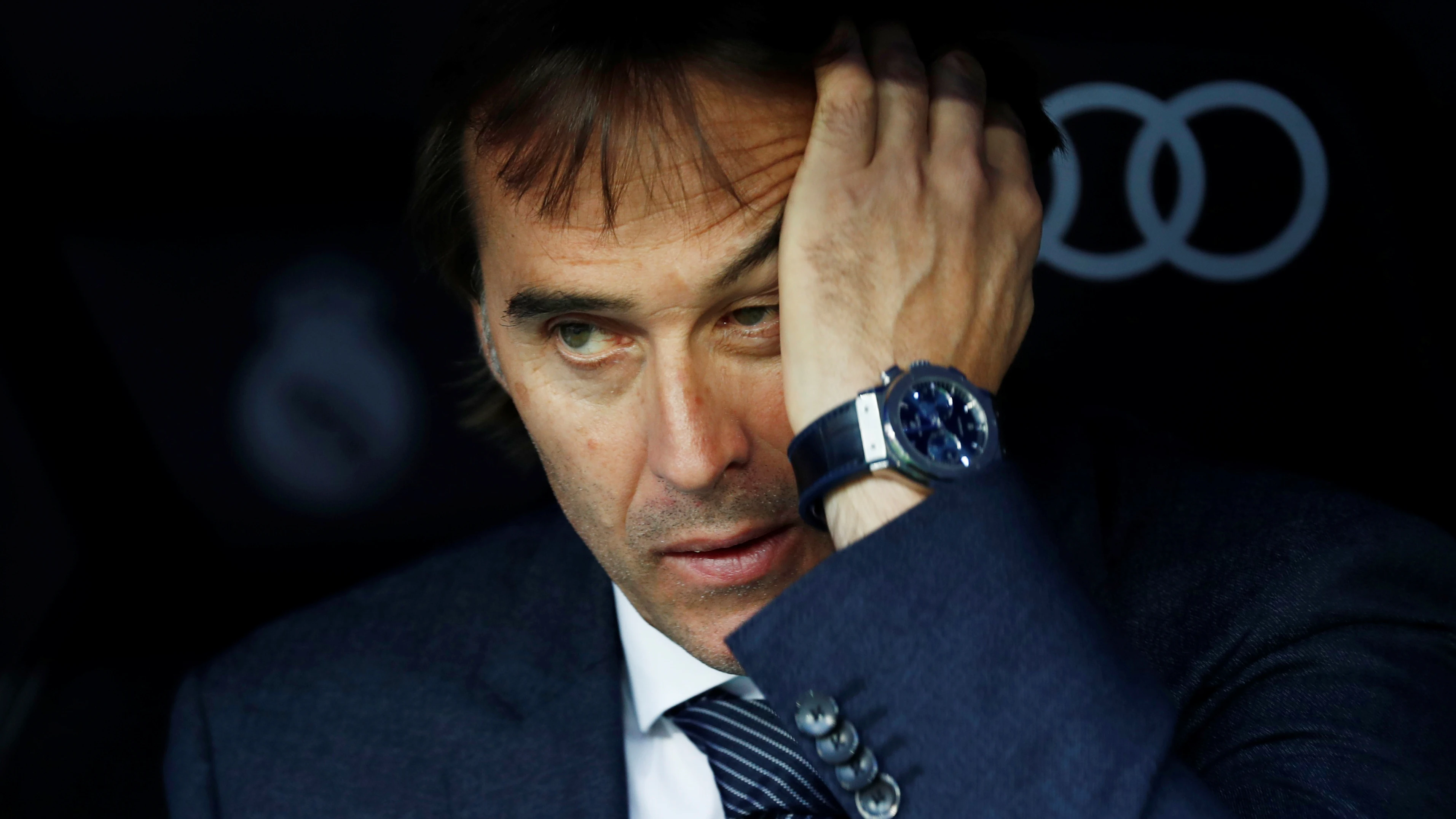 Lopetegui, durante el partido contra el Levante