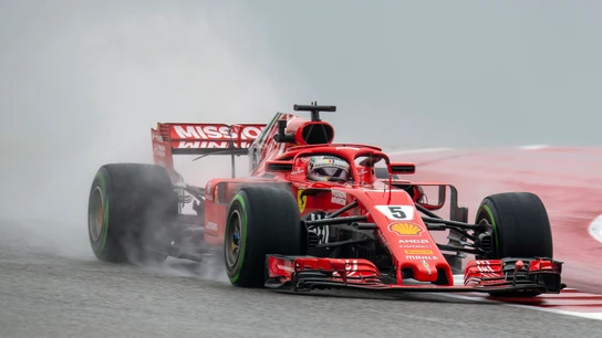 Vettel rueda en los Libres del GP de Estados Unidos Vettel rueda en los Libres del GP de Estados Unidos
