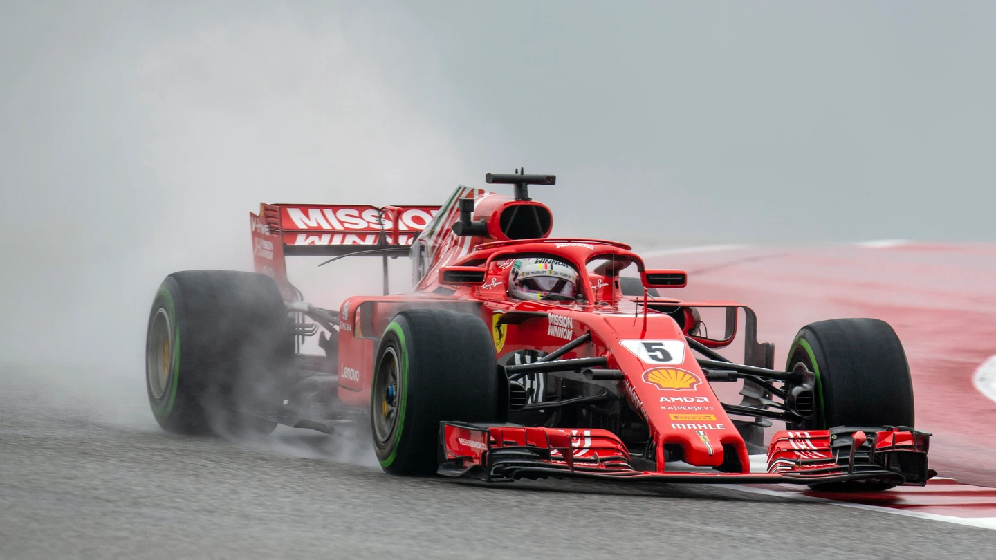 Vettel rueda en los Libres del GP de Estados Unidos Vettel rueda en los Libres del GP de Estados Unidos