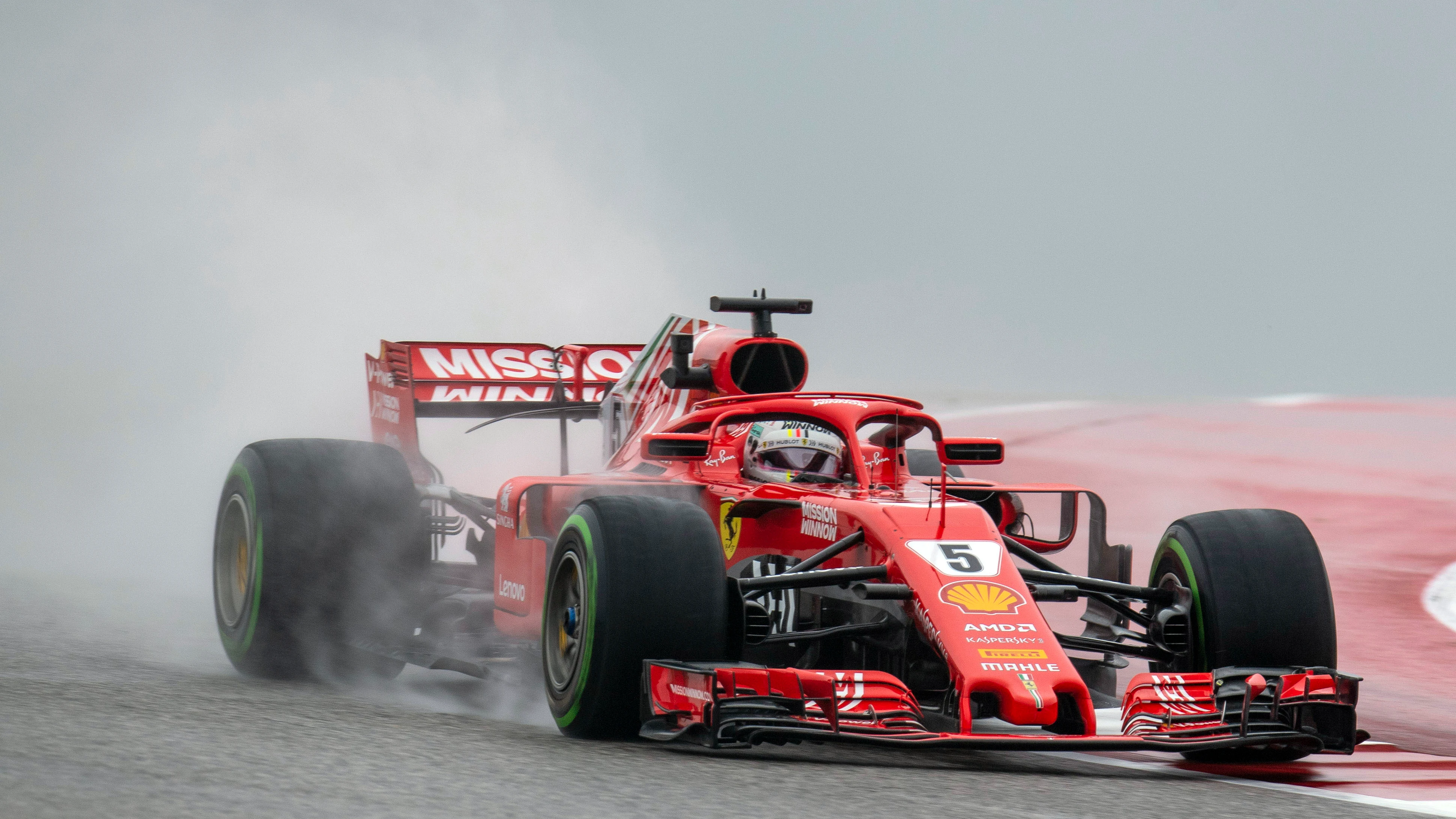 Vettel rueda en los Libres del GP de Estados Unidos