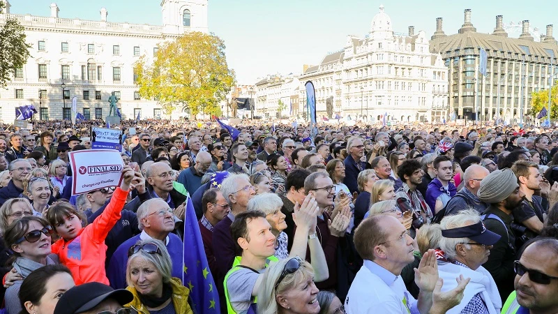 Manifestación contra el Brexit en Londres