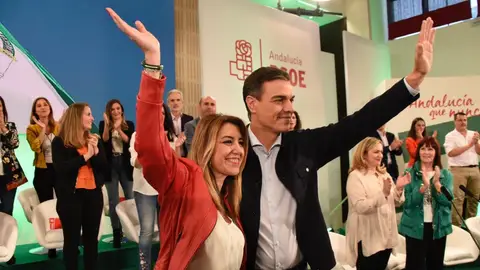 Imagen de Susana Díaz y Pedro Sánchez Imagen de Susana Díaz y Pedro Sánchez
