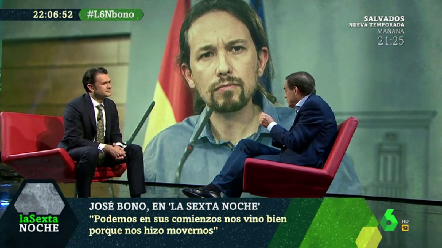 Jos&eacute; Bono: "El Podemos de Pablo Iglesias en las formas es asambleario pero en el fondo es caudillista"