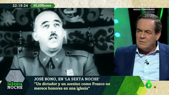 La crítica de Bono a que Franco sea enterrado en la Almudena: "Un asesino no merece honores en una iglesia católica" La crítica de Bono a que Franco sea enterrado en la Almudena: "Un asesino no merece honores en una iglesia católica"