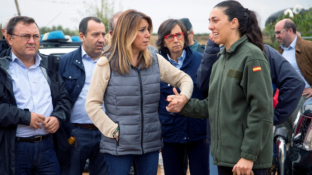 Susana Díaz desplazada a la comarca de Antequera, en Málaga