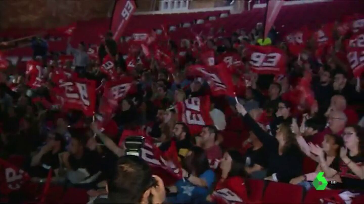 Los vecinos de Cervera celebran un nuevo Mundial de Marc M&aacute;rquez: "