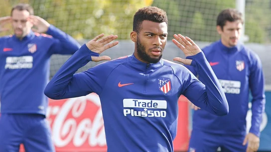 Lemar, en un entrenamiento Lemar, en un entrenamiento