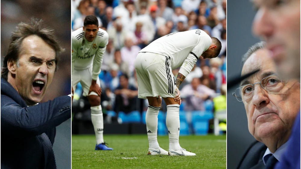 El Real Madrid, ante su peor momento de la temporada