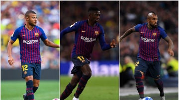 Rafinha, Dembelé y Vidal