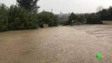 Imagen de las inundaciones en Málaga