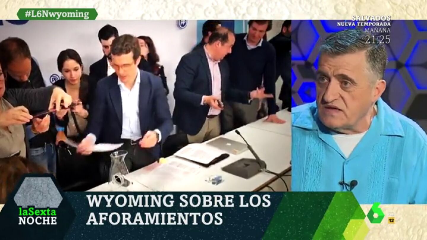 Wyoming: "El Gobierno nombra a los se&ntilde;ores que nombran a quien juzga a Casado&hellip; dos m&aacute;s dos son cuatro"