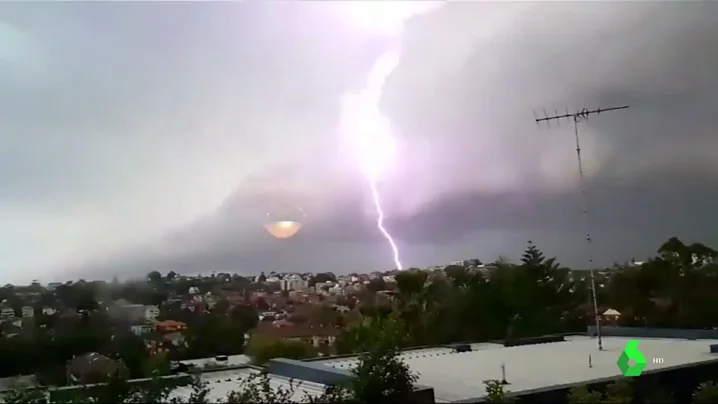 Tormenta eléctrica en Australia