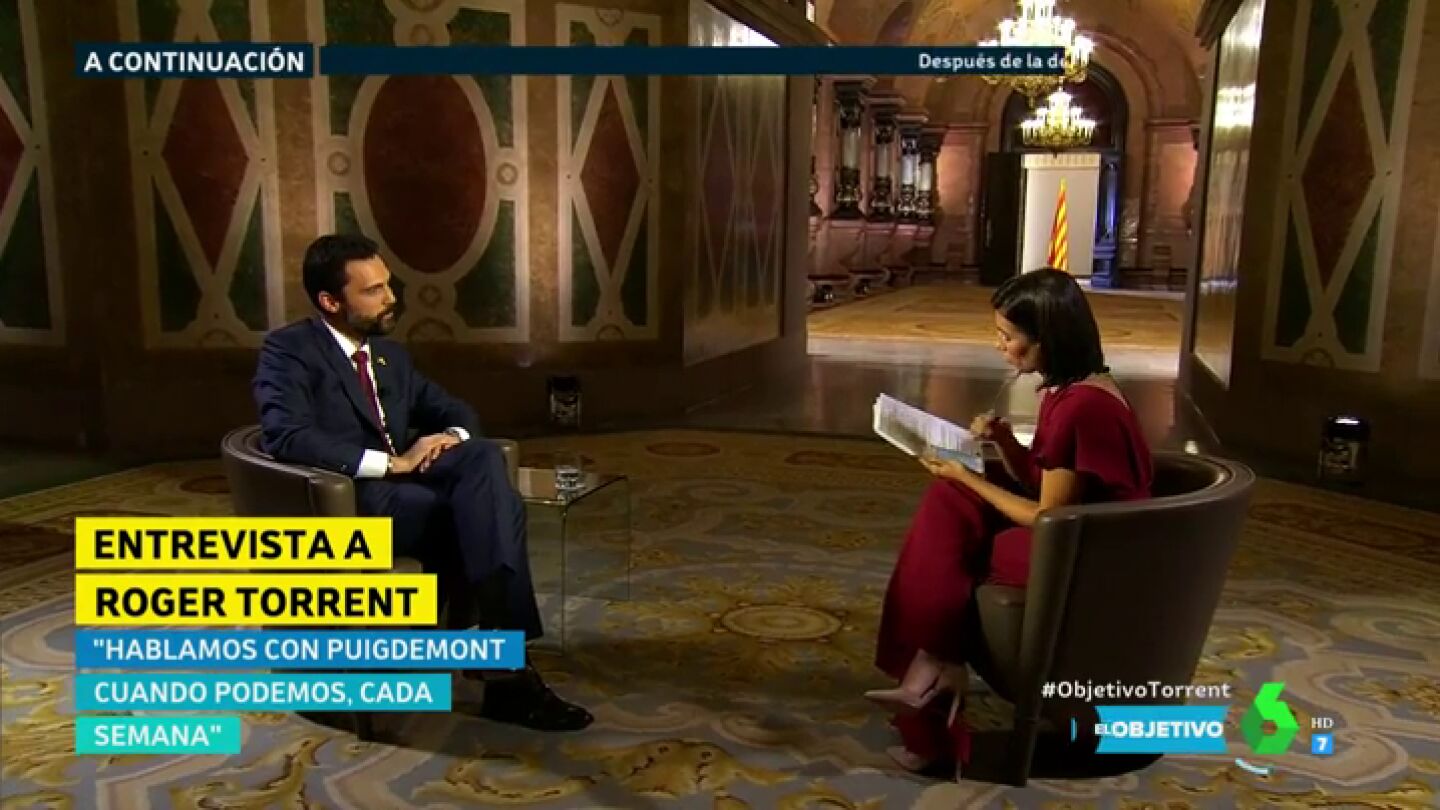 Roger Torrent y Ana Pastor