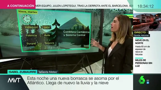 isabel mvtIsabel Zubiaurre explica en MVT las previsiones meteorológicas Isabel Zubiaurre explica en MVT las previsiones meteorológicas