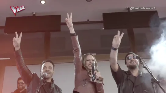 La Voz - Luis Fonsi y Antonio Orozco sorprenden a Madrid La Voz - Luis Fonsi y Antonio Orozco sorprenden a Madrid
