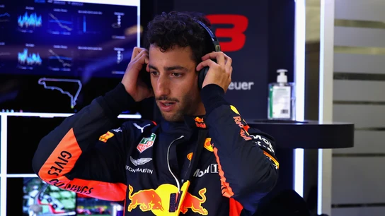 Ricciardo, durante el GP de México Ricciardo, durante el GP de México