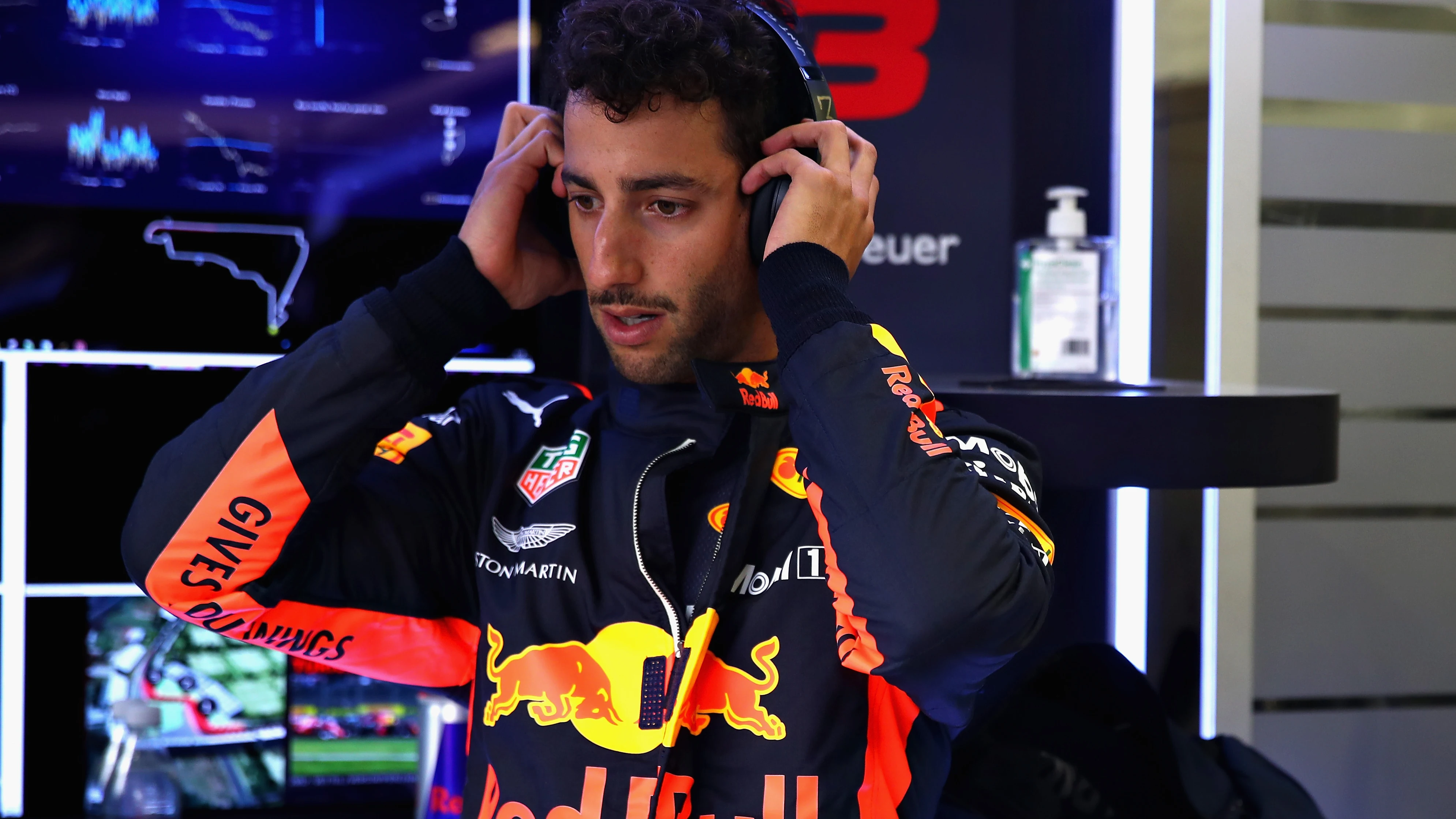 Ricciardo, durante el GP de México