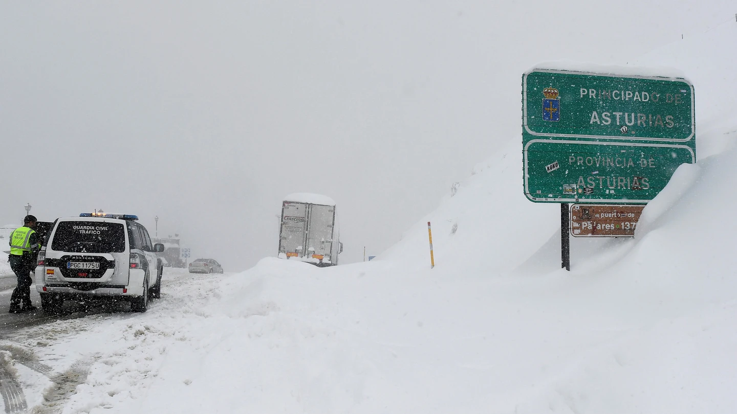 Temporal de nieve en Asturias Temporal de nieve en Asturias