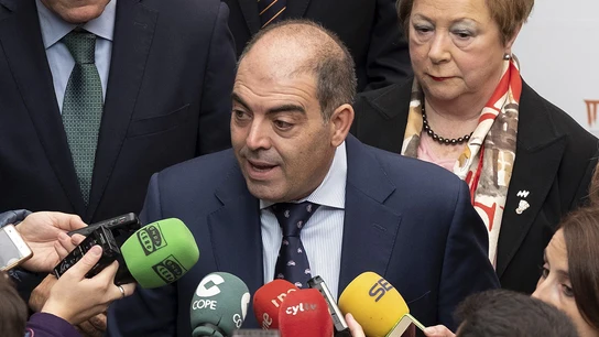 El presidente de ATA y vicepresidente de CEOE, Lorenzo Amor El presidente de ATA, Lorenzo Amor, en declaraciones a los periodistas