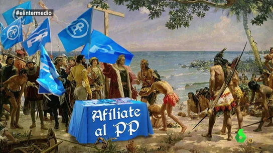 Del PP afiliando indios descubriendo América al hemisferio "aún más derecho": El Intermedio viaja el cerebro de Casado Del PP afiliando indios descubriendo América al hemisferio "aún más derecho": El Intermedio viaja el cerebro de Casado