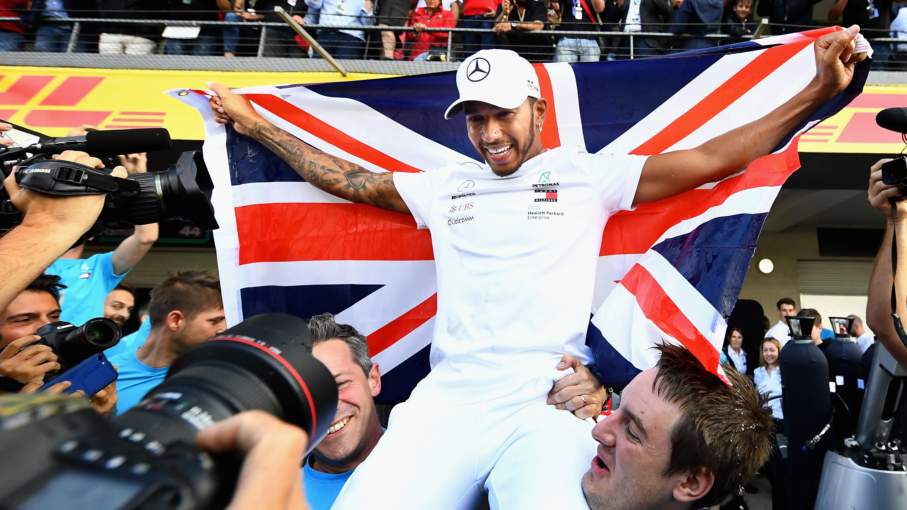 Lewis Hamilton, pentacampeón del mundo de Fórmula 1