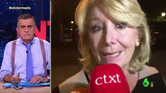 El Gran Wyoming y Esperanza Aguirre El Gran Wyoming y Esperanza Aguirre