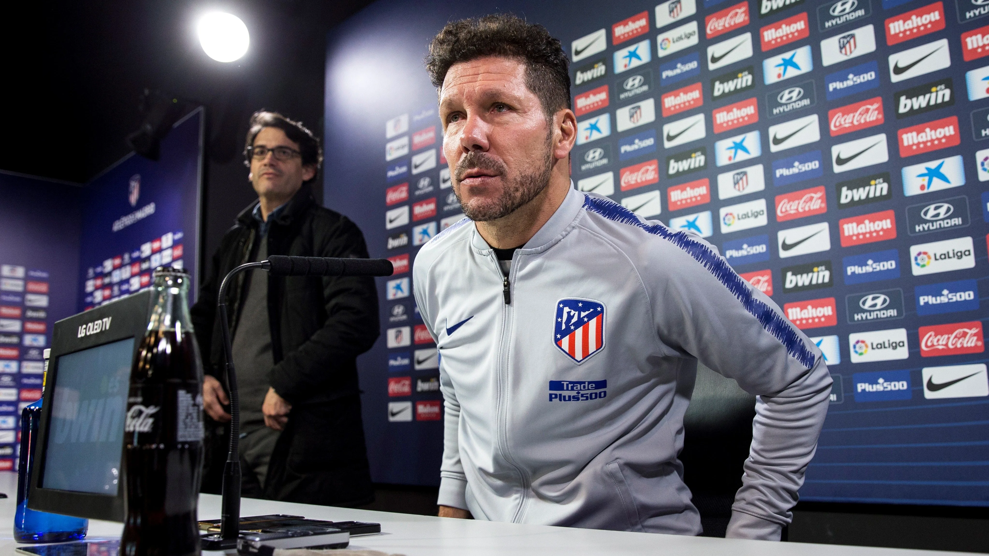 Simeone, en rueda de prensa