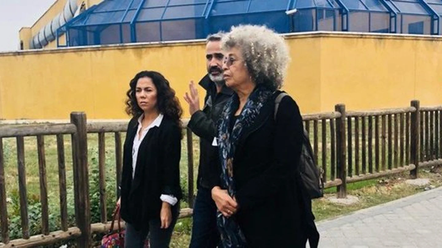 La activista estadounidense Angela Davis La activista estadounidense Angela Davis