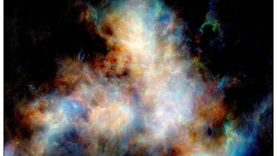 Imagen de archivo tomada por el telescopio ASKAP de CSIRO de la Peque&ntilde;a Nube de Magallanes