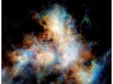 Imagen tomada por el telescopio ASKAP de CSIRO de la Pequeña Nube de Magallanes Imagen tomada por el telescopio ASKAP de CSIRO de la Pequeña Nube de Magallanes